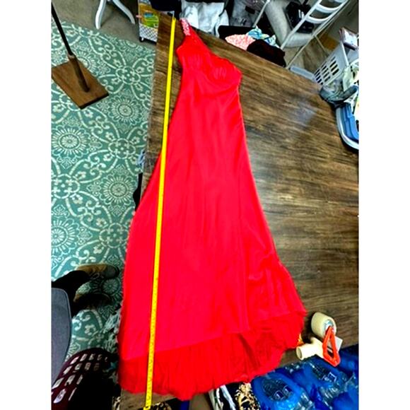 90's NIKI, Sexy ,Silk Rd Formal by NIKI LIVAS. Bejeweled One Shoulder.. PLZ READ - Picture 9 of 16